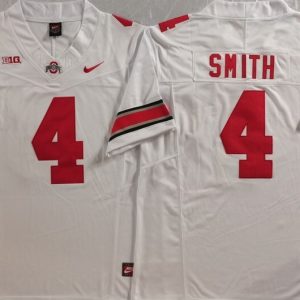 Ohio State Buckeyes White #4 SMITH_1 jersey