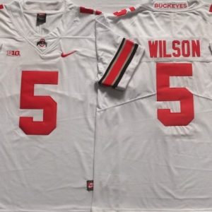 Ohio State Buckeyes White #5 WILSON jersey