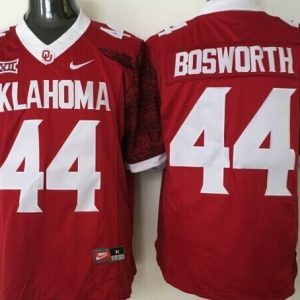 Oklahoma Sooners #44 Bosworth Red jersey