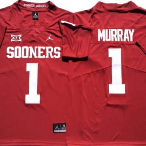 Oklahoma Sooners Red #1 MURRAY jersey