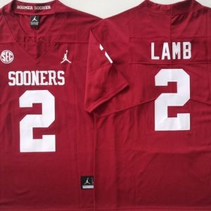 Oklahoma Sooners Red #2 LAMB jersey