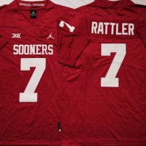 Oklahoma Sooners Red #7 RATTLER jersey