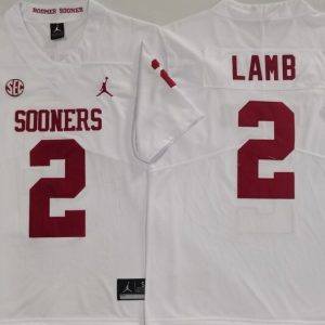 Oklahoma Sooners White #2 LAMB jersey