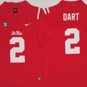 Ole Miss Rebels Red #2 DART jersey