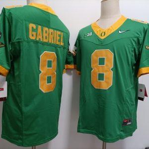 Oregon Ducks #8 Dillon Gabriel Green reverse jersey