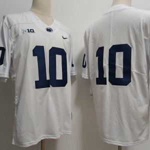 PennStateNittanyLions #10 Nicholas Singleton White jersey
