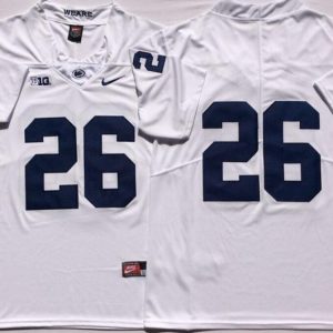 PennStateNittanyLions White #26 BARKLEY jersey