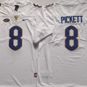 Pittsburgh Panthers White #8 PICKETT jersey