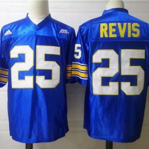 Pittsburgh Panthers  PITT #25 Revis Rainbow Blue jersey