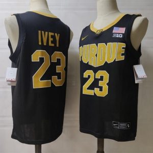 Purdue Boilermakers #23 Jaden Ivey Black jersey