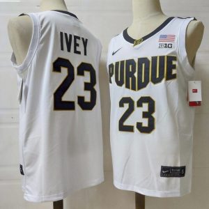 Purdue Boilermakers #23 Jaden Ivey White jersey