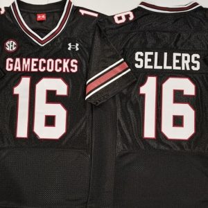 South Carolina Gamecock Black #16 SELLERS jersey