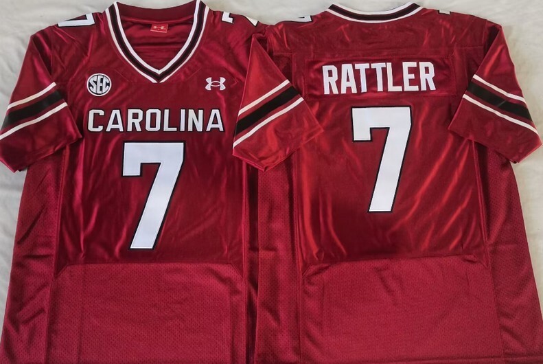 South Carolina Gamecock Red #7 RATTLER jersey