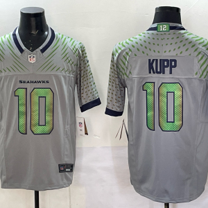 Men's Seattle Seahawks #10 Kupp Grey 2025 F.U.S.E. “Rivalries” Vapor Untouchable Limited Jersey