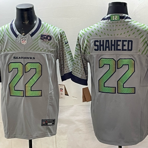 Men's Seattle Seahawks #22 Shaheed Gray 2025 F.U.S.E. “Rivalries” Vapor Untouchable Limited Jersey