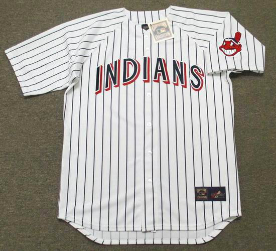 KEN HARRELSON Cleveland Indians 1970 Majestic Cooperstown Home Baseball Jersey