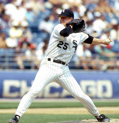 JIM ABBOTT Chicago White Sox 1998 Home Majestic Throwback Baseball Jersey - Image 3