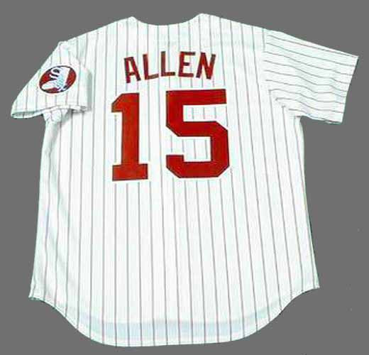 RICHIE ALLEN Chicago White Sox 1970's Home Majestic Baseball Throwback Jersey - Image 2