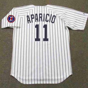 LUIS APARICIO Chicago White Sox 1968 Home Majestic Throwback Baseball Jersey