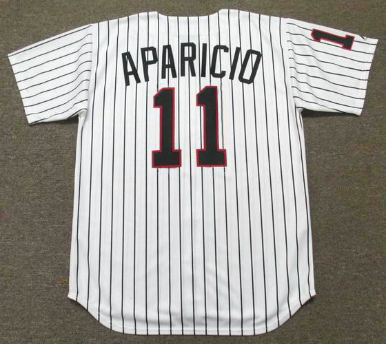 LUIS APARICIO Chicago White Sox 1960's Home Majestic Throwback Baseball Jersey - Image 2