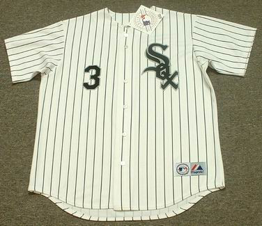 HAROLD BAINES Chicago White Sox 1996 Majestic Throwback Home Baseball Jersey