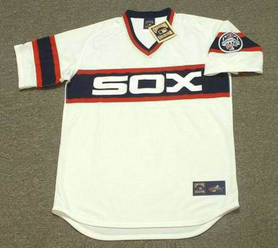 HAROLD BAINES Chicago White Sox 1985 Home Majestic Throwback Baseball Jersey