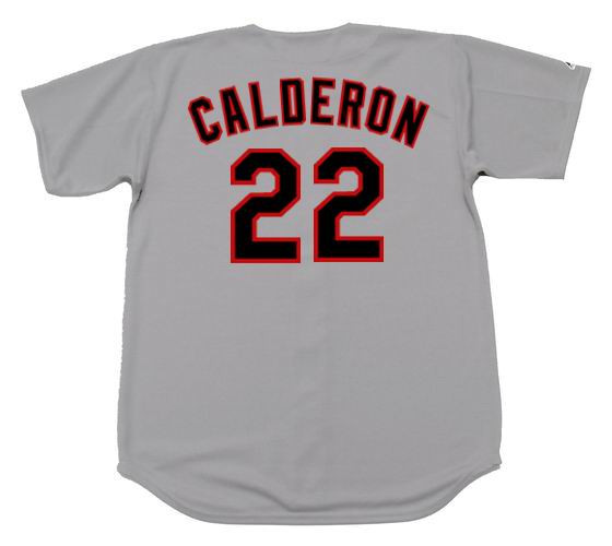IVAN CALDERON Chicago White Sox 1990 Majestic Throwback Away Baseball Jersey - Image 2