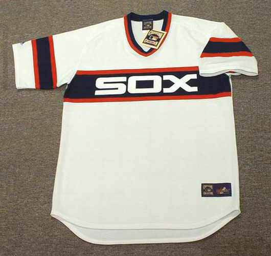 STEVE CARLTON Chicago White Sox 1986 Home Majestic Throwback Baseball Jersey