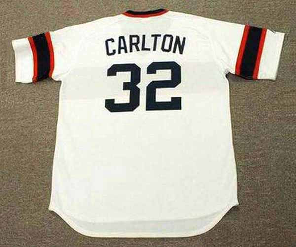 STEVE CARLTON Chicago White Sox 1986 Home Majestic Throwback Baseball Jersey - Image 2