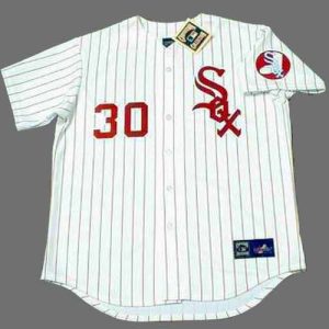 BUCKY DENT Chicago White Sox 1970's Majestic Throwback Baseball Jersey