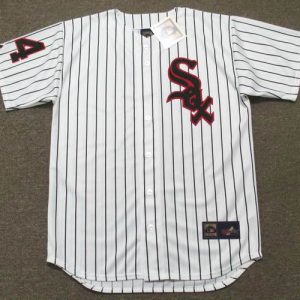 LARRY DOBY Chicago White Sox 1950's Majestic Cooperstown Home Baseball Jersey