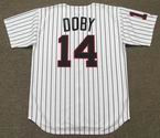 LARRY DOBY Chicago White Sox 1950's Majestic Cooperstown Home Baseball Jersey - Image 5