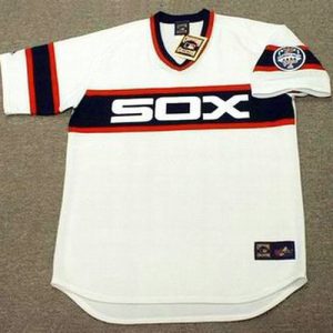 RICH DOTSON Chicago White Sox 1985 Home Majestic Throwback Baseball Jersey