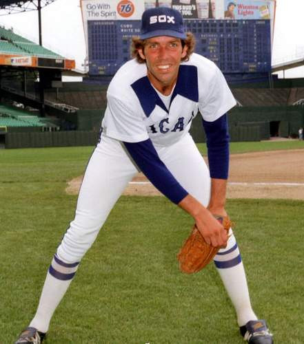 ED FARMER Chicago White Sox 1980 Home Majestic Throwback Baseball Jersey - Image 4