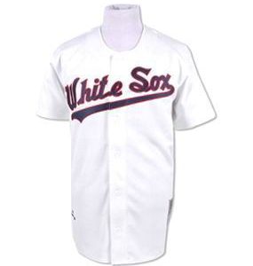 CARLTON FISK Chicago White Sox 1990 "Mitchell & Ness" Authentic Throwback Jersey