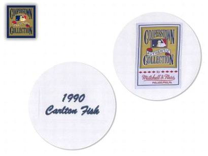 CARLTON FISK Chicago White Sox 1990 "Mitchell & Ness" Authentic Throwback Jersey - Image 4