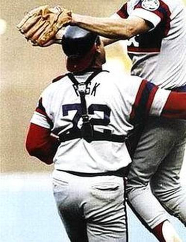 CARLTON FISK Chicago White Sox 1985 Majestic Throwback Baseball Jersey - Image 4