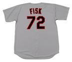 CARLTON FISK Chicago White Sox 1990 Majestic Throwback Away Baseball Jersey - Image 5