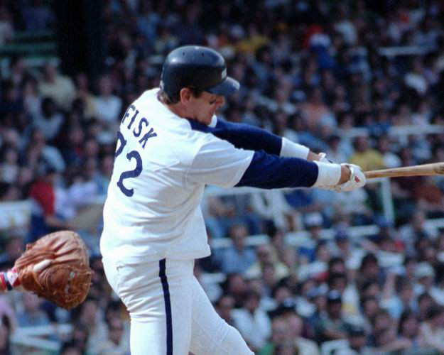 CARLTON FISK Chicago White Sox 1981 Home Majestic Throwback Baseball Jersey - Image 4