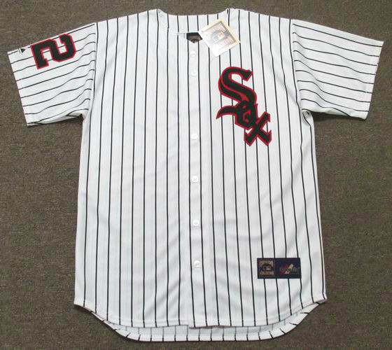 NELLIE FOX Chicago White Sox 1960's Majestic Cooperstown Home Baseball Jersey