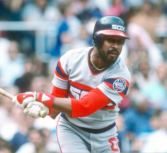 OSCAR GAMBLE Chicago White Sox 1985 Home Majestic Throwback Baseball Jersey - Image 3