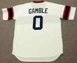 OSCAR GAMBLE Chicago White Sox 1985 Home Majestic Throwback Baseball Jersey - Image 4