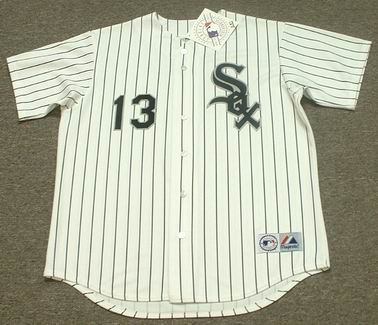 OZZIE GUILLEN Chicago White Sox 1994 Majestic Throwback Home Baseball Jersey