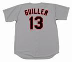 OZZIE GUILLEN Chicago White Sox 1990 Majestic Throwback Away Baseball Jersey - Image 4