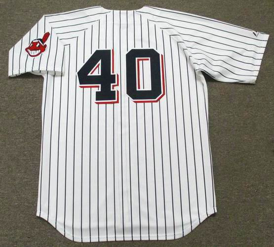 KEN HARRELSON Cleveland Indians 1970 Majestic Cooperstown Home Baseball Jersey - Image 2