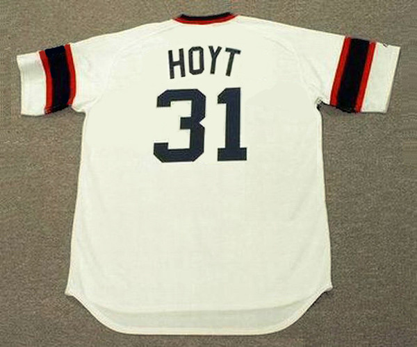 LA MARR HOYT Chicago White Sox 1983 Home Majestic Throwback Baseball Jersey - Image 2