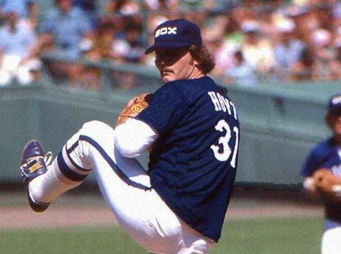 LA MARR HOYT Chicago White Sox 1981 Away Majestic Throwback Baseball Jersey - Image 3