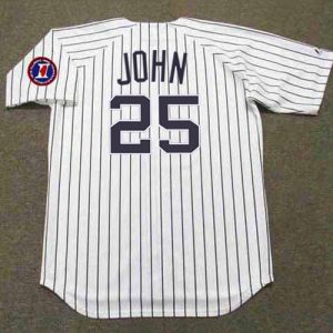 TOMMY JOHN Chicago White Sox 1968 Home Majestic Throwback Baseball Jersey