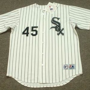 MICHAEL JORDAN Chicago White Sox 1994 Home Majestic Baseball Throwback Jersey