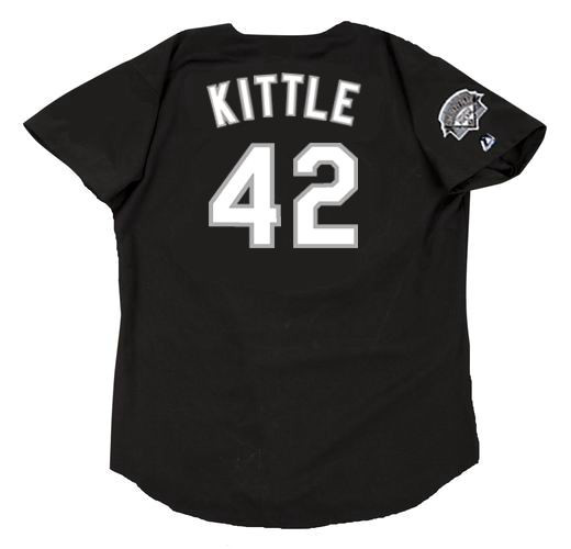 RON KITTLE Chicago White Sox 1991 Majestic Throwback Baseball Jersey